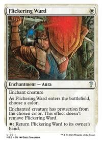 Flickering Ward (White Border) - Mystery Booster 2 - Magic: The Gathering card