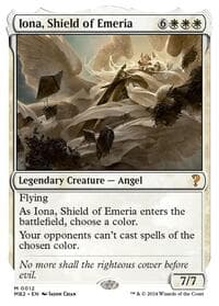 Iona, Shield of Emeria (White Border) - Mystery Booster 2 - Magic: The Gathering card