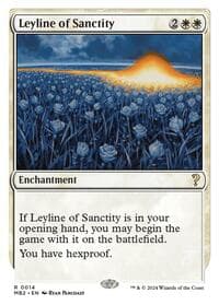 Leyline of Sanctity (White Border) - Mystery Booster 2 - Magic: The Gathering card
