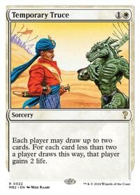 Temporary Truce (White Border) - Mystery Booster 2 - Magic: The Gathering card