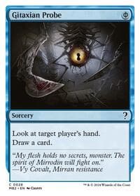 Gitaxian Probe (White Border) - Mystery Booster 2 - Magic: The Gathering card
