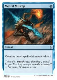 Mental Misstep (White Border) - Mystery Booster 2 - Magic: The Gathering card