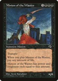 Minion of the Wastes - Tempest - Magic: The Gathering card