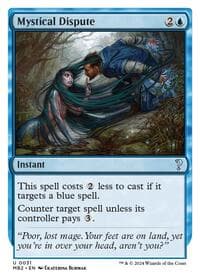 Mystical Dispute (White Border) - Mystery Booster 2 - Magic: The Gathering card