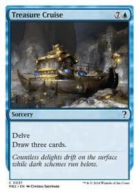 Treasure Cruise (White Border) - Mystery Booster 2 - Magic: The Gathering card