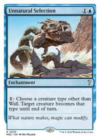 Unnatural Selection (White Border) - Mystery Booster 2 - Magic: The Gathering card