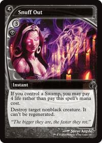 Snuff Out (Future Sight) - Mystery Booster 2 - Magic: The Gathering card