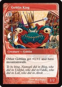Goblin King (Future Sight) - Mystery Booster 2 - Magic: The Gathering card