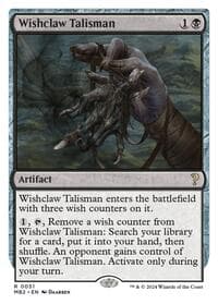 Wishclaw Talisman (White Border) - Mystery Booster 2 - Magic: The Gathering card