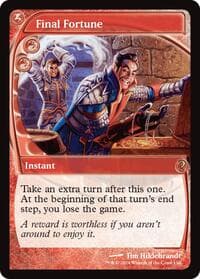 Final Fortune (Future Sight) - Mystery Booster 2 - Magic: The Gathering card
