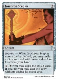 Isochron Scepter (White Border) - Mystery Booster 2 - Magic: The Gathering card