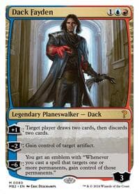 Dack Fayden (White Border) - Mystery Booster 2 - Magic: The Gathering card