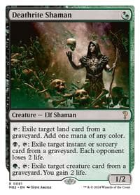 Deathrite Shaman (White Border) - Mystery Booster 2 - Magic: The Gathering card