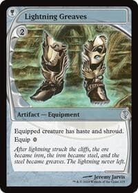 Lightning Greaves (Future Sight) - Mystery Booster 2 - Magic: The Gathering card