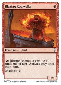 Blazing Rootwalla (White Border) - Mystery Booster 2 - Magic: The Gathering card