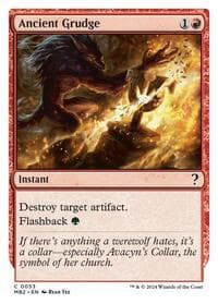 Ancient Grudge (White Border) - Mystery Booster 2 - Magic: The Gathering card