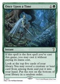 Once Upon a Time (White Border) - Mystery Booster 2 - Magic: The Gathering card