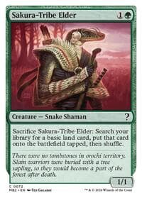 Sakura-Tribe Elder (White Border) - Mystery Booster 2 - Magic: The Gathering card