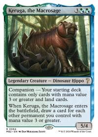 Keruga, the Macrosage (White Border) - Mystery Booster 2 - Magic: The Gathering card