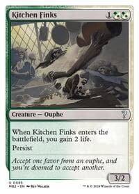 Kitchen Finks (White Border) - Mystery Booster 2 - Magic: The Gathering card