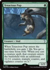 Tenacious Pup - Mystery Booster 2 - Magic: The Gathering card