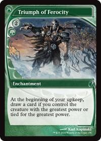 Triumph of Ferocity (Future Sight) - Mystery Booster 2 - Magic: The Gathering card
