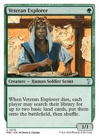 Veteran Explorer (White Border) - Mystery Booster 2 - Magic: The Gathering card
