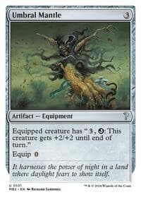 Umbral Mantle (White Border) - Mystery Booster 2 - Magic: The Gathering card
