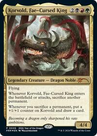 Korvold, Fae-Cursed King (Year of the Dragon 2024) - Standard Showdown Promos - Magic: The Gathering card