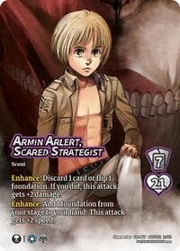 Armin Arlert, Scared Strategist (Alternate Art) - Challenger Series: Attack on Titan: Battle for Humanity - UniVersus card
