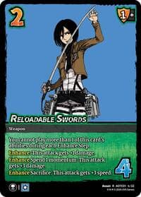 Reloadable Swords - Challenger Series: Attack on Titan: Battle for Humanity - UniVersus card
