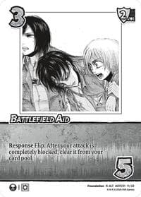 Battlefield Aid (Alternate Art) - Challenger Series: Attack on Titan: Battle for Humanity - UniVersus card