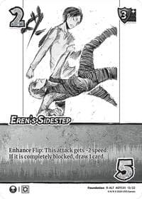 Eren's Sidestep (Alternate Art) - Challenger Series: Attack on Titan: Battle for Humanity - UniVersus card