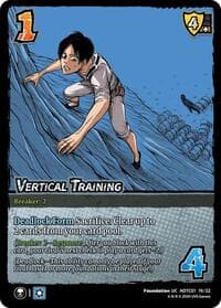 Vertical Training - Challenger Series: Attack on Titan: Battle for Humanity - UniVersus card