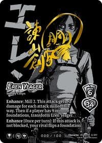 Eren Yeager (Serial Numbered) - Attack on Titan: Battle for Humanity - UniVersus card