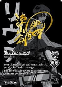 Levi Ackerman (Serial Numbered) - Attack on Titan: Battle for Humanity - UniVersus card