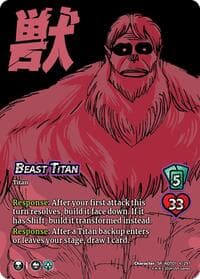 Beast Titan - Attack on Titan: Battle for Humanity - UniVersus card