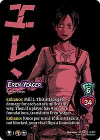 Eren Yeager // Eren, Attack Titan - Attack on Titan: Battle for Humanity - UniVersus card