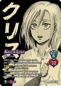 Krista Lenz - Attack on Titan: Battle for Humanity - UniVersus card