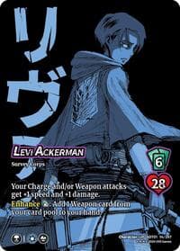 Levi Ackerman - Attack on Titan: Battle for Humanity - UniVersus card