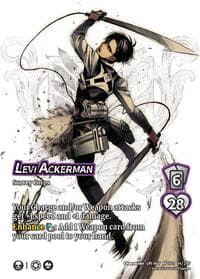 Levi Ackerman (Alternate Art) - Attack on Titan: Battle for Humanity - UniVersus card