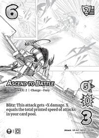 Ascend to Battle (Alternate Art) - Attack on Titan: Battle for Humanity - UniVersus card