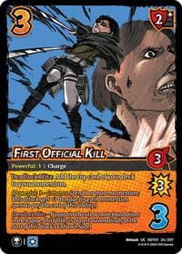 First Official Kill - Attack on Titan: Battle for Humanity - UniVersus card