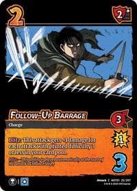 Follow-Up Barrage - Attack on Titan: Battle for Humanity - UniVersus card