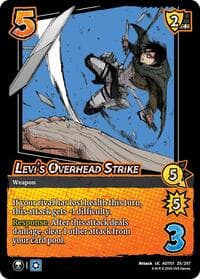 Levi's Overhead Strike - Attack on Titan: Battle for Humanity - UniVersus card