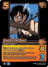 Line Up the Shot - Attack on Titan: Battle for Humanity - UniVersus card