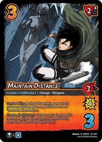 Maintain Distance - Attack on Titan: Battle for Humanity - UniVersus card