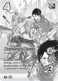 Race to the Rescue (Alternate Art) - Attack on Titan: Battle for Humanity - UniVersus card