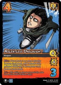 Relentless Onslaught - Attack on Titan: Battle for Humanity - UniVersus card