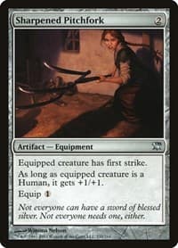 Sharpened Pitchfork - Innistrad - Magic: The Gathering card